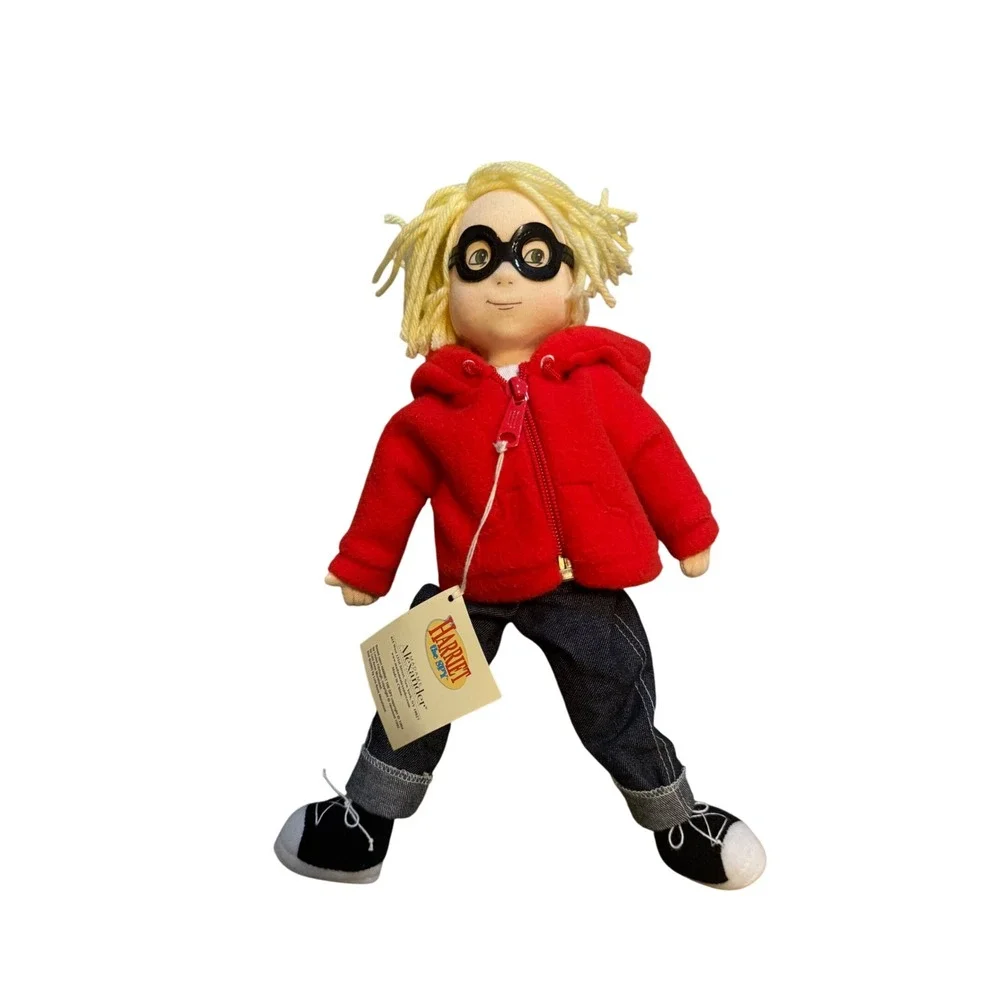 NWT Madame Alexander Harriet the Spy Plush Doll 2003 Red Hoodie Denim Jeans